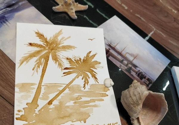 Мастер-класс «Кофе-арт как способ отдохнуть»