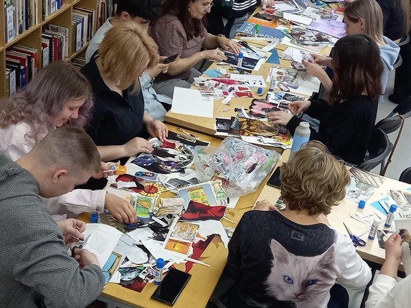 Мастер-класс «Нарежь и склей: делаем этно-коллаж»