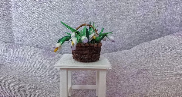 Мастер-класс «Корзиночка с подснежниками»