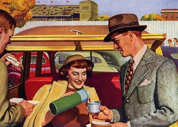 Мини-перформанс в клубе «Старое, доброе РЕТРО»