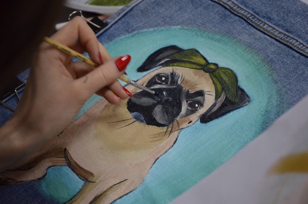 Роспись шопперов или одежды