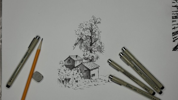 Мастер-класс «Графический пейзаж»