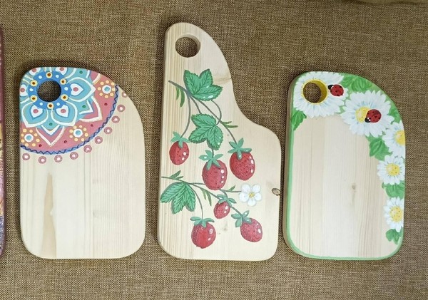 Изготовление сервировочной доски из деревянной заготовки