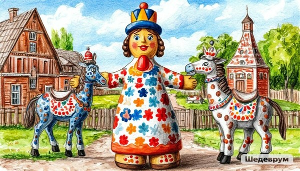 Мастер-класс «Рисуем дымковскую игрушку»