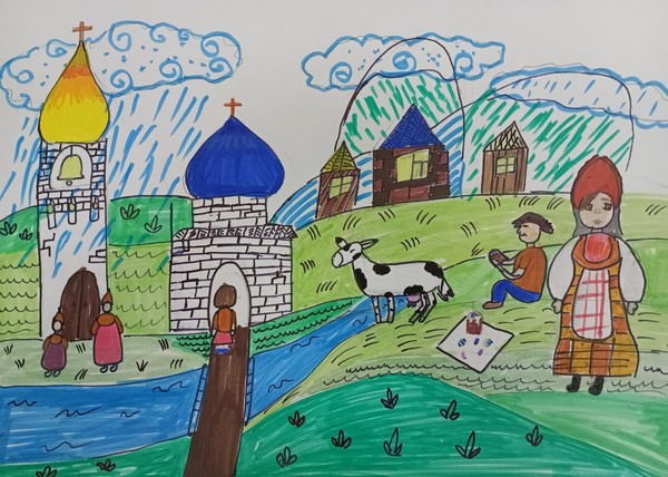 Виртуальная выставка «Графика «Пасхальный день»