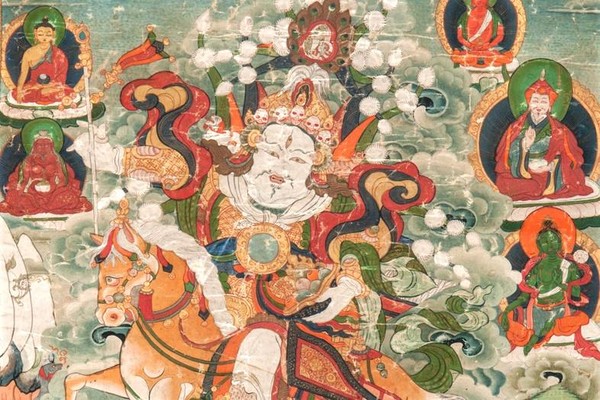 Лекция «Стражи просветления: пантеон тибетского буддизма в танках из коллекции Рерихов»