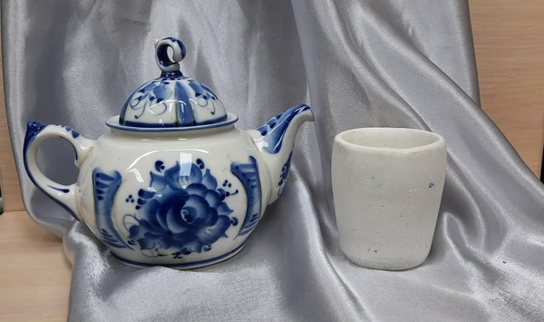 Мастер-класс «Натюрморт в стиле гжель»