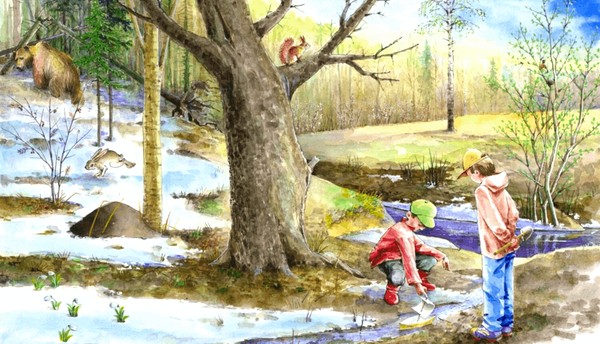 Литературная игра «Чудесное природы пробужденье»