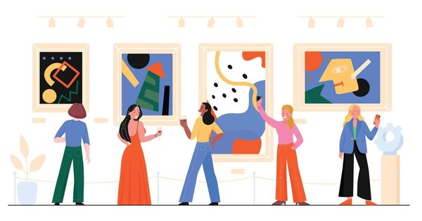 Открытие выставки творческих работ, посвящённых Отчётному концерту КДЦ «Шинник»