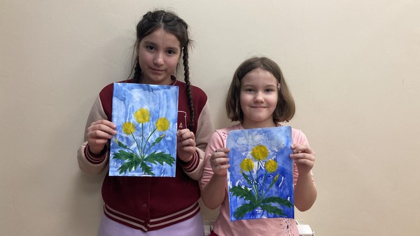 Выставка рисунков «Весенняя капель»