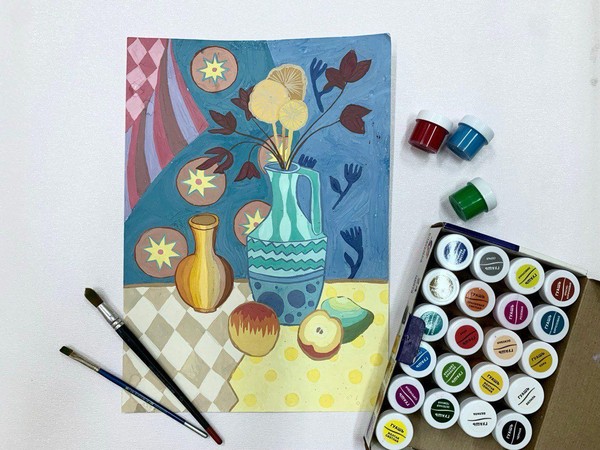 Мастер-класс по изобразительному искусству «Декоративный натюрморт»