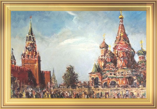 Выставка художника Юрия Баранова «Москва златоглавая»