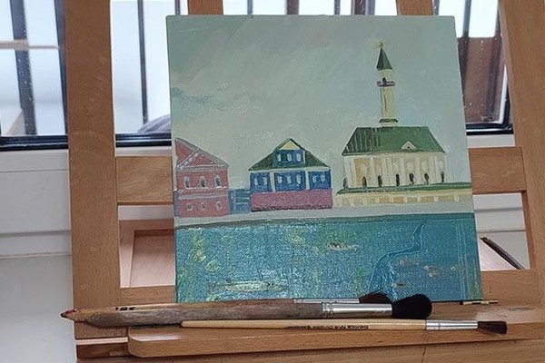 Мастер-класс «Вдоль озера Кабан»