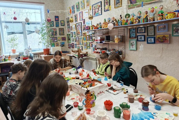 Мастер-класс по росписи гипсовых фигур