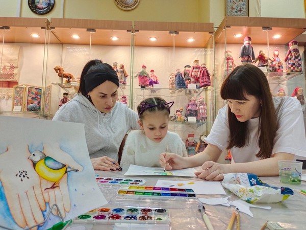 Мастер-класс «Весенний этюд»