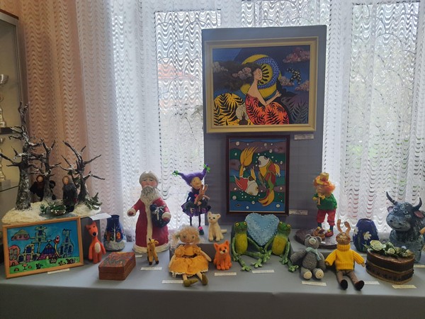 Отчетная выставка учащихся и преподавателей