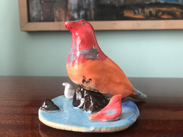 Музейное занятие по лепке «Птичка-невеличка»