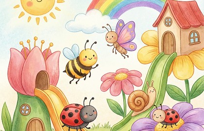 Царство цветов и букашек