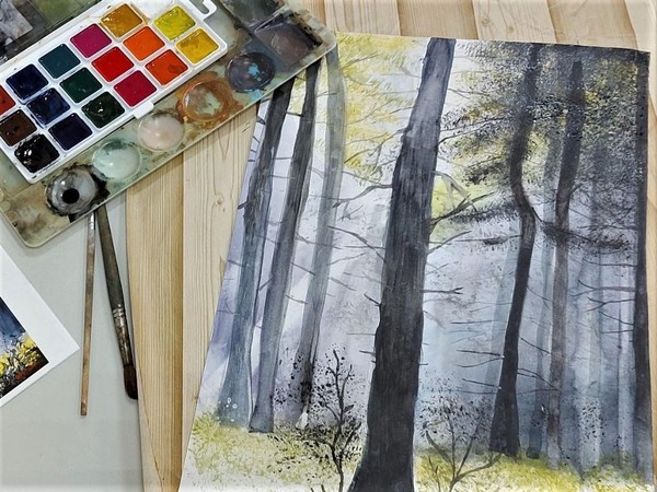 Мастер-класс «Весенний лес»