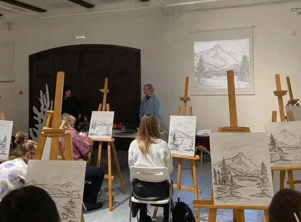 Мастер-класс «Воздух в пейзаже»