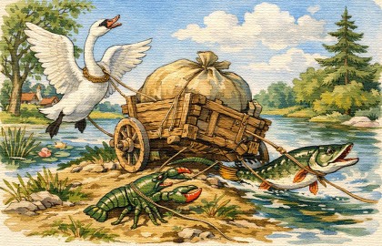 Дедушка Крылов и его басни