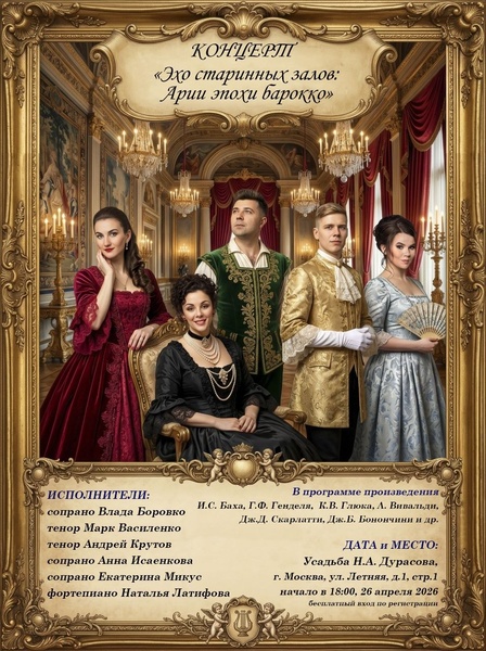 Концерт "Эхо старинных залов: Арии эпохи барокко"