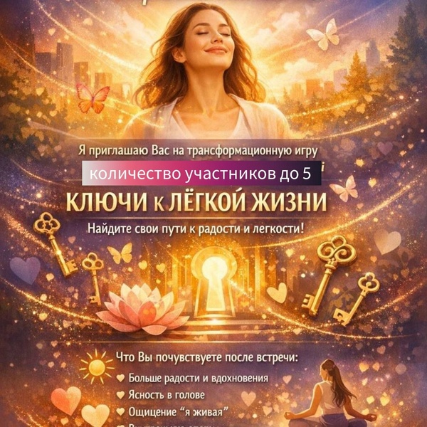 Трансформационная игра Ключи к легкой жизни