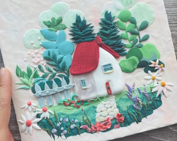 Мастер-класс по пластилиновой живописи