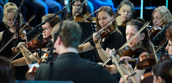 Программа Академического большого концертного оркестра им. Ю. Силантьева Телерадиоцентра «Орфей»