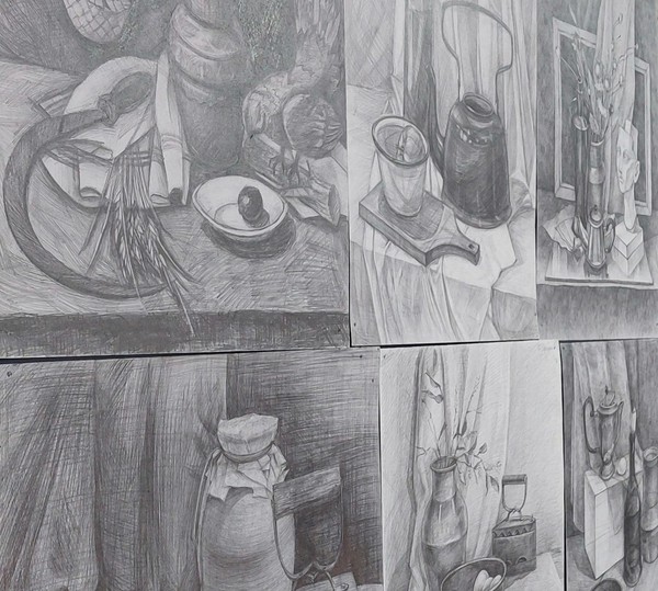 Выставка «Светотеневая моделировка формы»