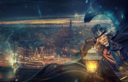 Казанский Кремль с фонарщиком Фаролеро