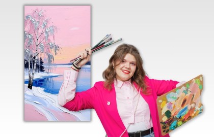 Мастер-класс по масляной живописи Александры Салагаевой