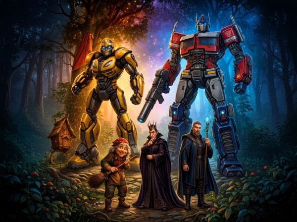 Сказка о заколдованных роботах