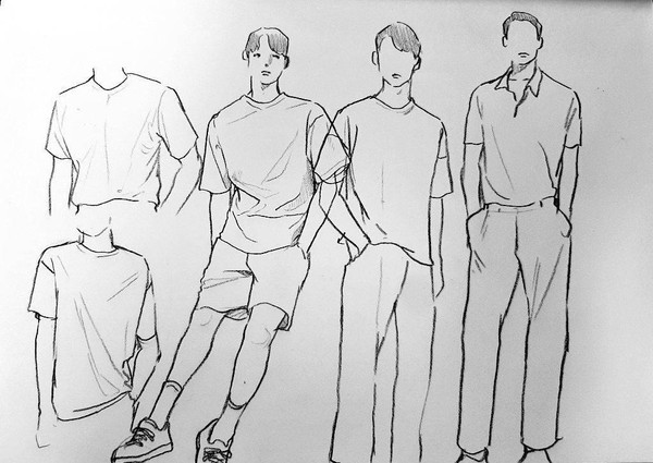 Мастер-класс «Наброски людей»