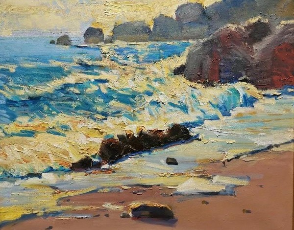 Экскурсия по выставке работ Г. В. Новикова «Краски цвета солнца»