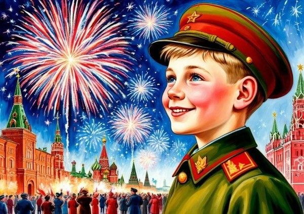 Мастер-класс «Салют победы! Рисунок в технике граттаж»