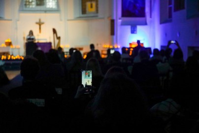 Готическая ночь: орган, арфа и голос при свечах