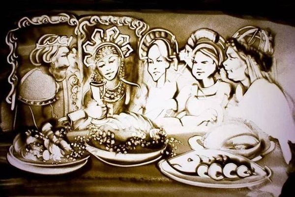 Сказка о царе Салтане песочная анимация