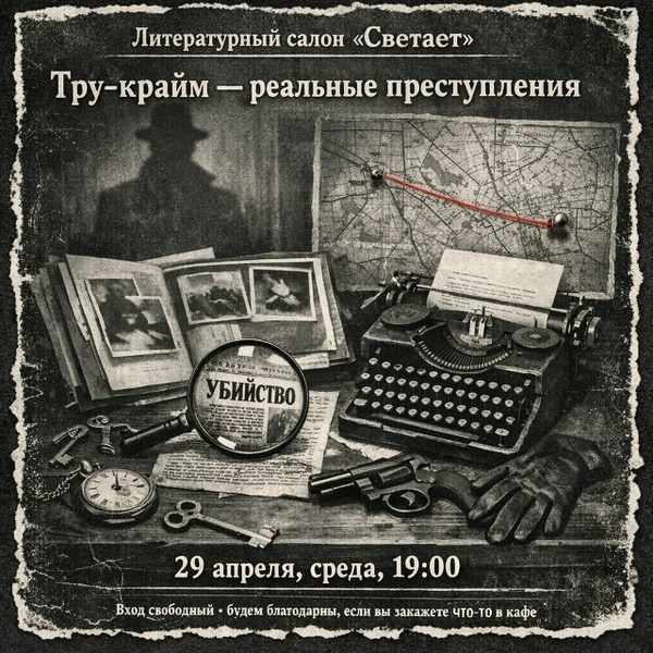 Литературный салон «Светает» | Тру-крайм