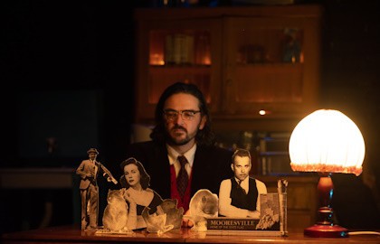 Ловля форели на закате