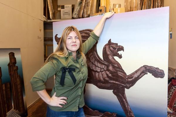 Открытие выставки Юлии Малининой (Москва)