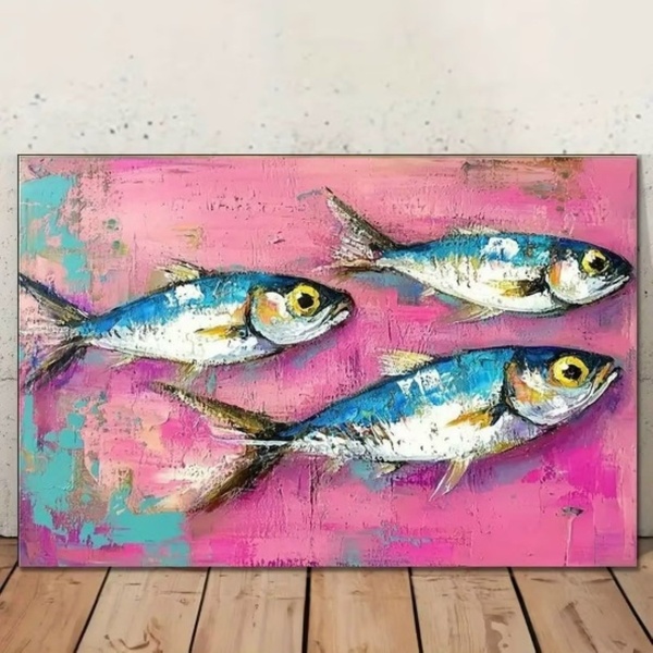 30.04 в 18.30 Мастер-класс "Рыбы", масло/акрил или свободная тема.