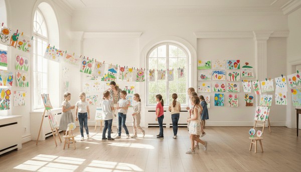 Выставка детских рисунков «Весенняя капель»