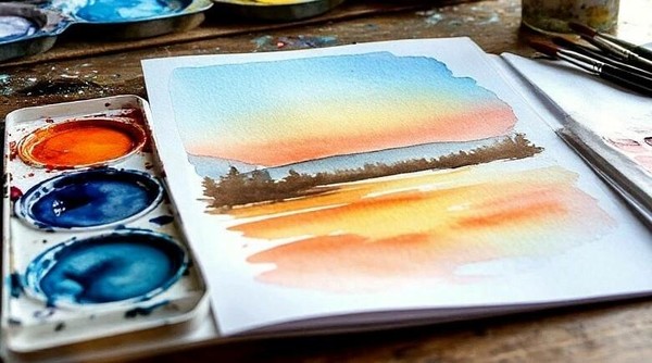 Мастер-класс «Акварельные мотивы»