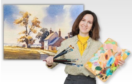 Мастер-класс по акварели Марины Савчук