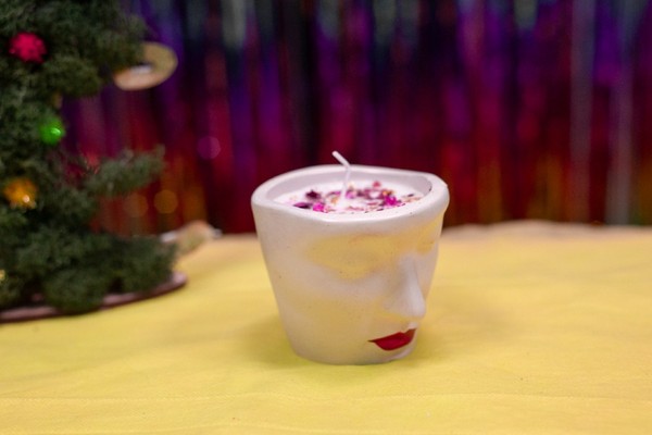 Творим уют в дуэте: свеча в гипсовом кашпо, как отражение индивидуальности