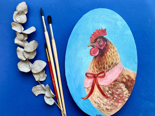 Мастер-класс «Пасхальная курочка»