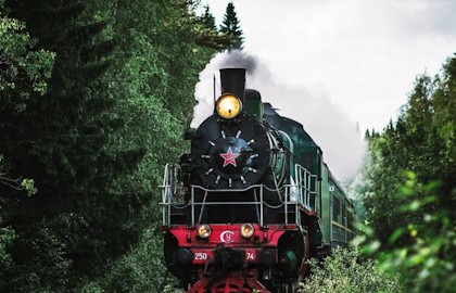 В Рускеалу на ретропоезде: Водопады и мраморный каньон