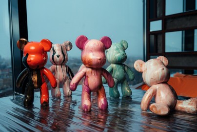 Роспись мишек Bearbrick