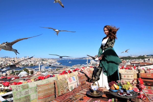 Крыша, чайки и Босфор! Фотосессия в османском стиле